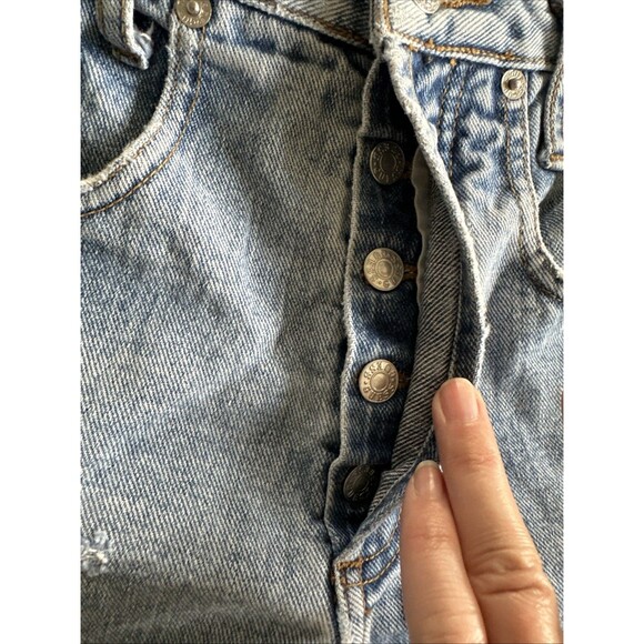 Vintage Guess Jeans Shorts Denim Women’s Size 2 George’s Marciano Button Fly - Picture 8 of 16